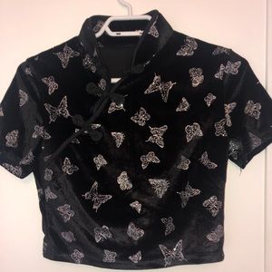 butterfly Crop Top